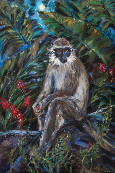 Linda Olsen: Monkey Moonlight by Linda Olsen