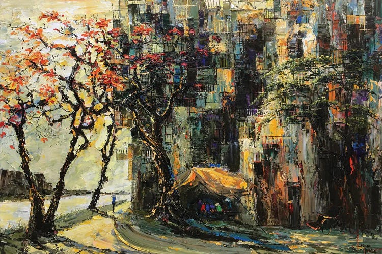 Last Rays Of Autumn Sun by Le Ngoc Quan wall art