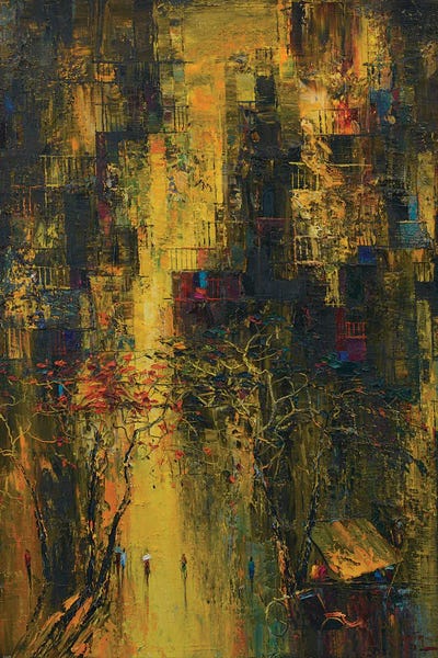 Miss The Autumn by Le Ngoc Quan framed canvas print