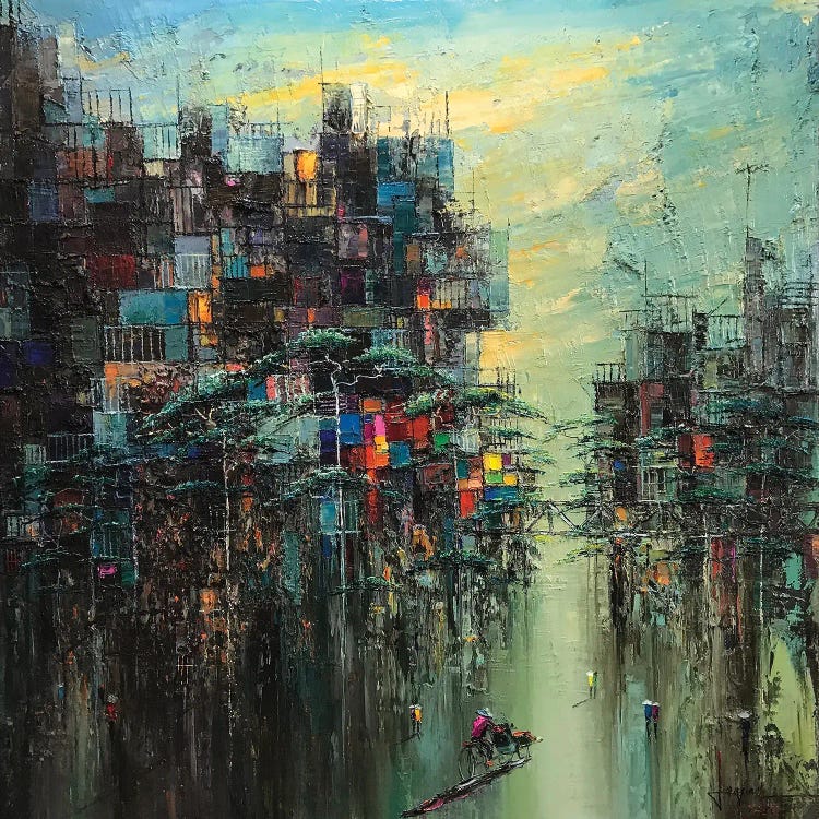 Flower Street I by Le Ngoc Quan wall art