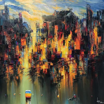 Afternoon Sunshine by Le Ngoc Quan framed canvas print