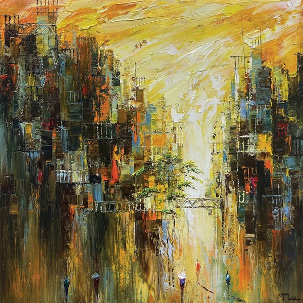 Le Ngoc Quan: City Dawn by Le Ngoc Quan