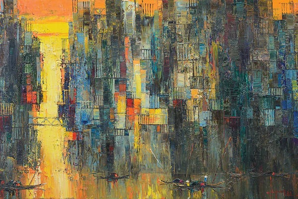 Vietnam: Rain Across The River by Le Ngoc Quan