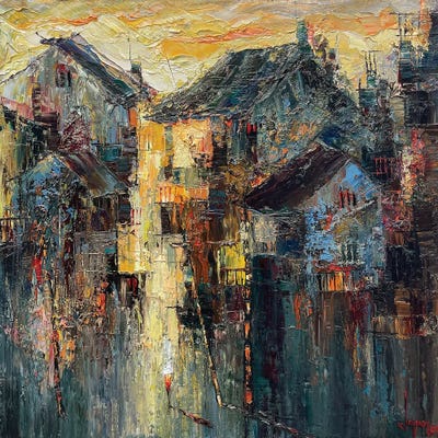 Street Crossing Season by Le Ngoc Quan canvas print