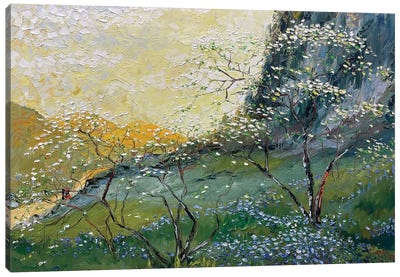 Spring Wind On Pa Phach Village Canvas Art Print - Le Ngoc Quan