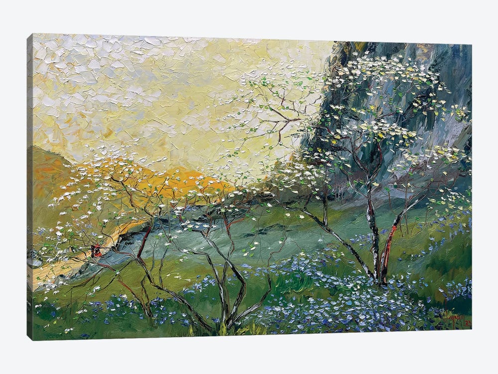 Spring Wind On Pa Phach Village by Le Ngoc Quan 1-piece Canvas Art Print