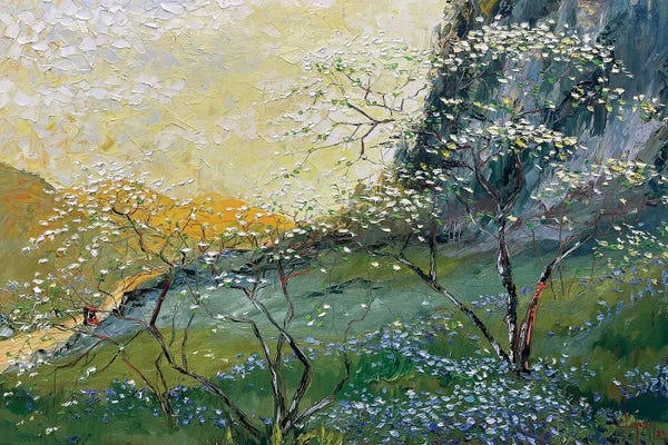 Le Ngoc Quan: Spring Wind On Pa Phach Village by Le Ngoc Quan