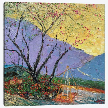 Waiting For Spring Wind Canvas Print #LNQ145} by Le Ngoc Quan Canvas Art Print