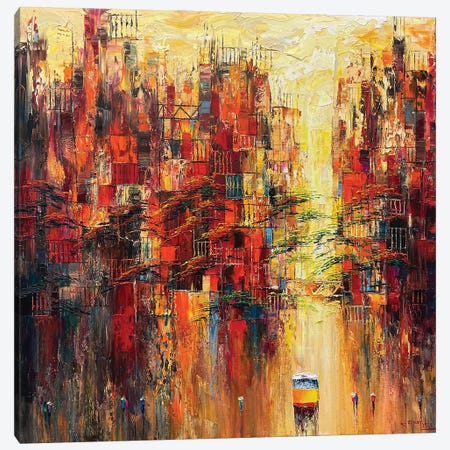 Late Sunset Canvas Print #LNQ155} by Le Ngoc Quan Canvas Wall Art