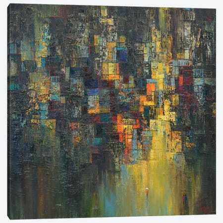 Alone In The Night Canvas Print #LNQ16} by Le Ngoc Quan Canvas Art