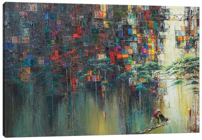 Spring To Old Street Canvas Art Print - Strolls in the City