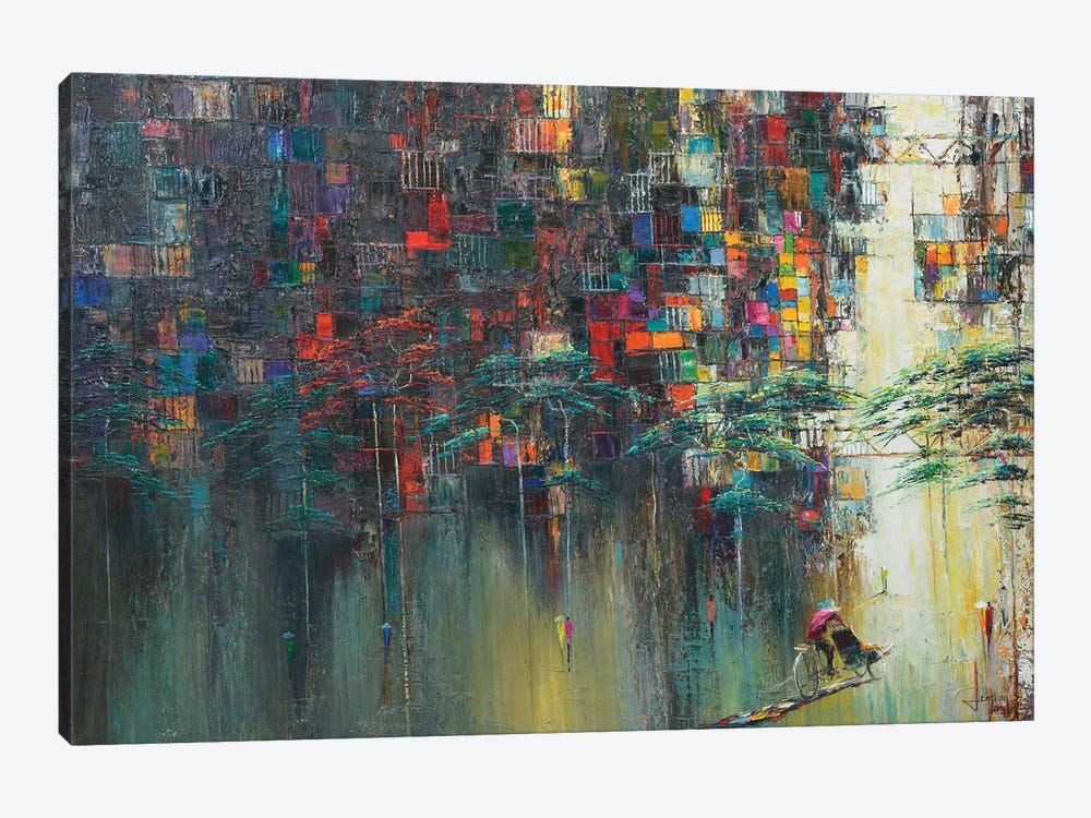 Spring To Old Street by Le Ngoc Quan 1-piece Art Print