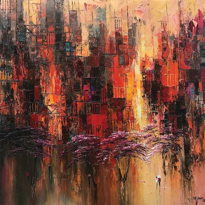 Daydream by Le Ngoc Quan framed canvas print