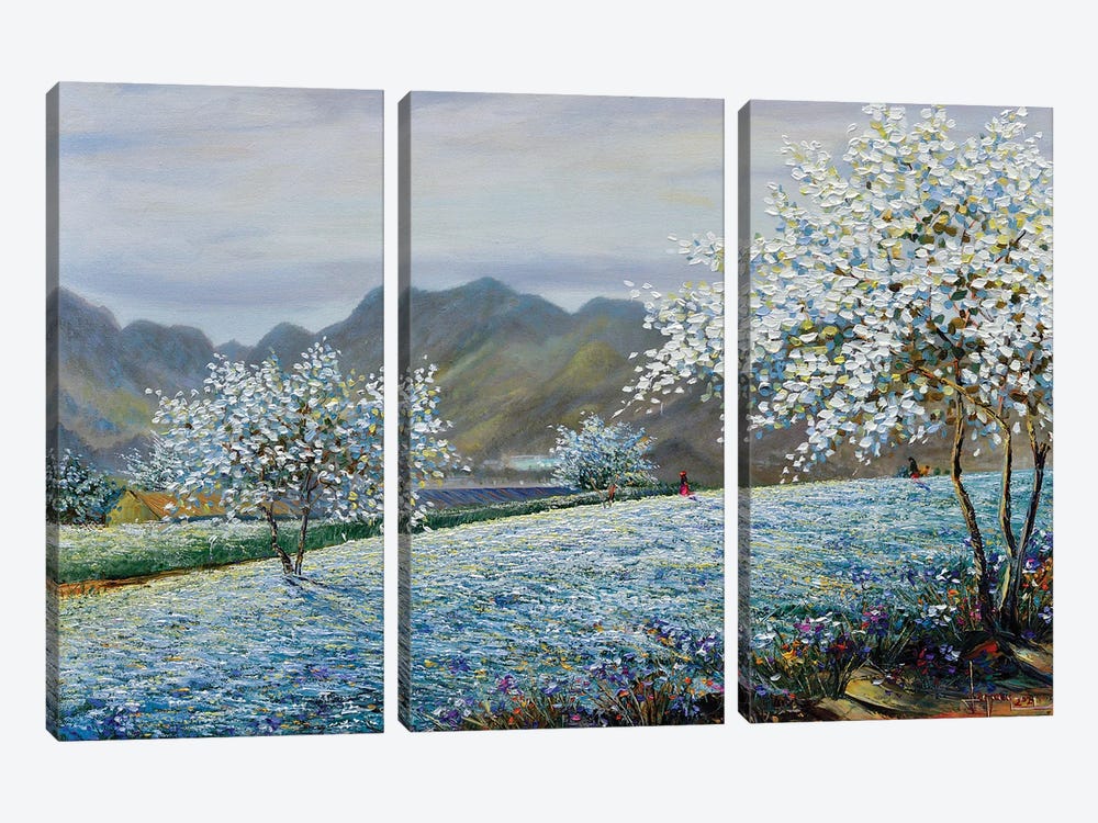 Cold Sunny Morning by Le Ngoc Quan 3-piece Canvas Art