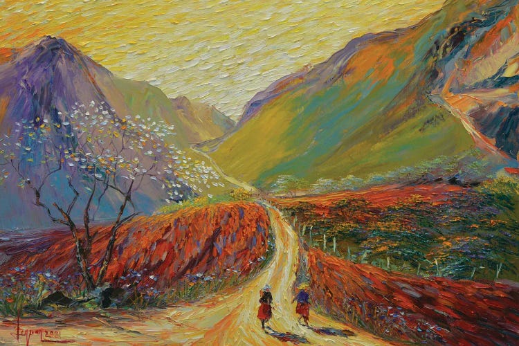 Pa Phach Waits For The Spring Wind by Le Ngoc Quan wall art