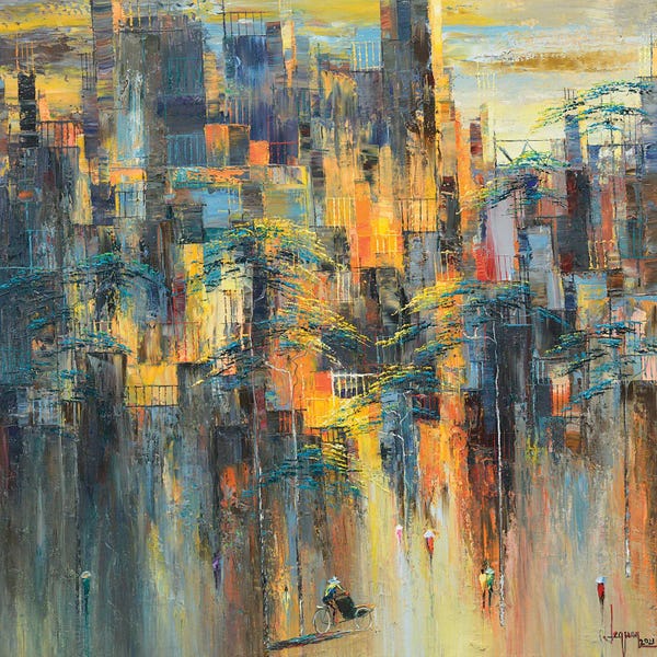 Le Ngoc Quan: Silent Afternoon Street by Le Ngoc Quan