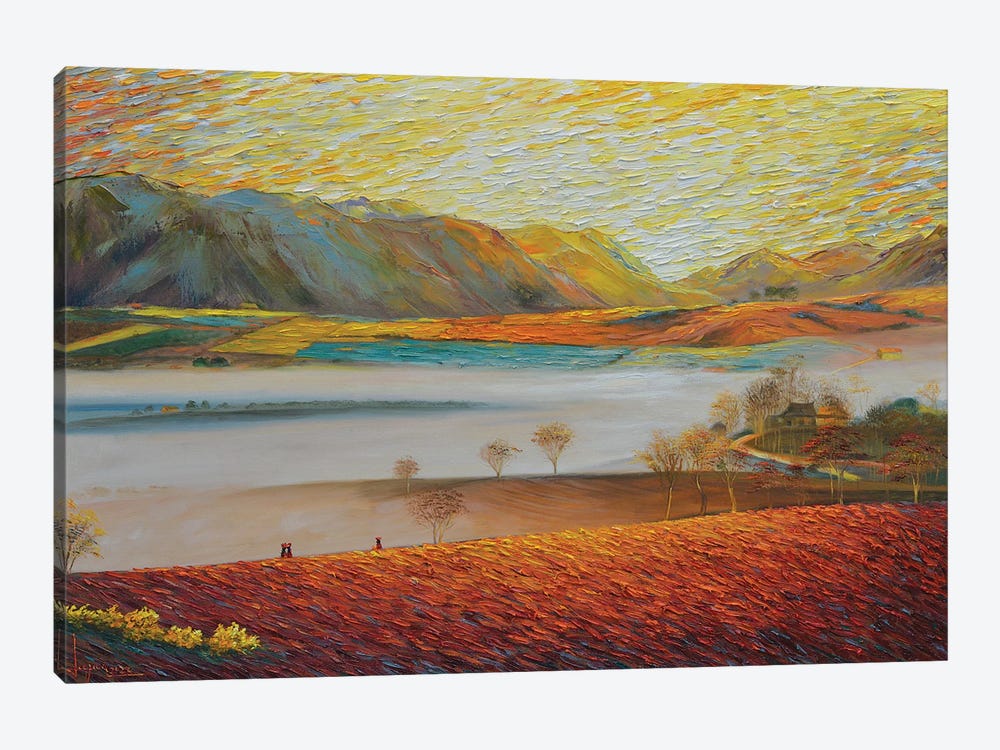 Dawn On The Farm by Le Ngoc Quan 1-piece Canvas Print