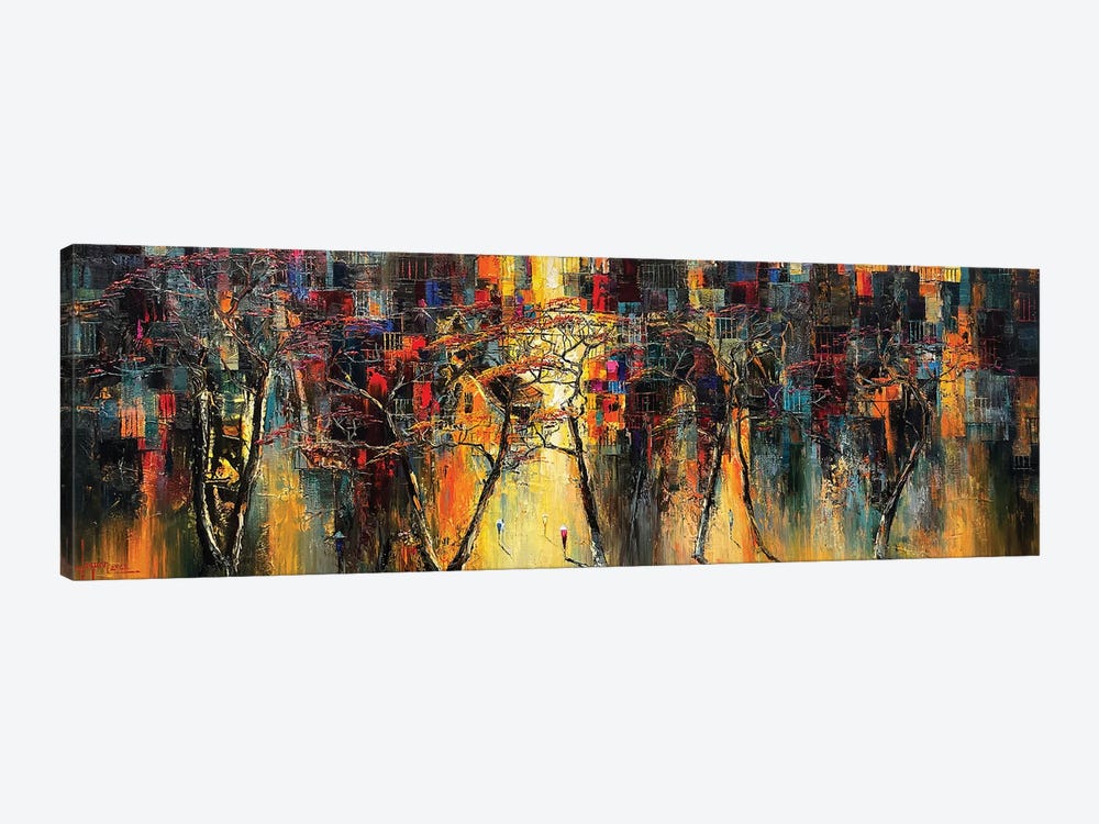 Old Year Tree Road by Le Ngoc Quan 1-piece Canvas Wall Art