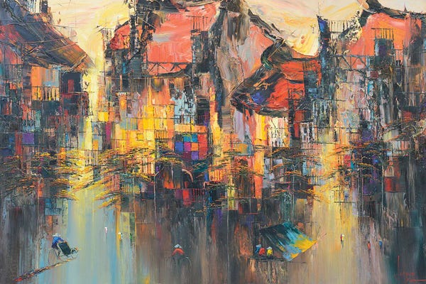 Le Ngoc Quan: Sun Flap Evening by Le Ngoc Quan