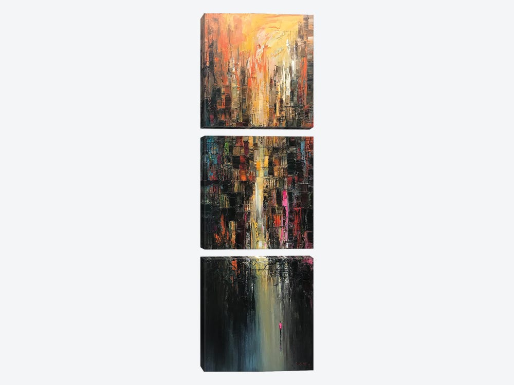 Crying City by Le Ngoc Quan 3-piece Canvas Art