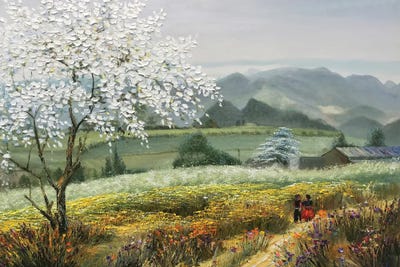 Morning Sun by Le Ngoc Quan framed canvas print