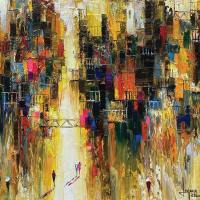 New Sunny Day CIV by Le Ngoc Quan framed canvas print