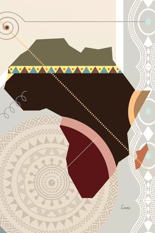 Afroville by Lanre Studio wall art