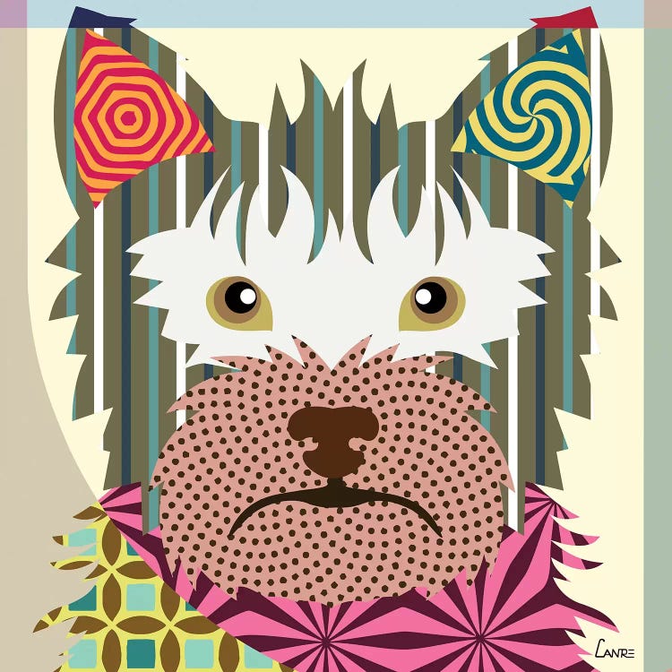Australian Terrier by Lanre Studio wall art