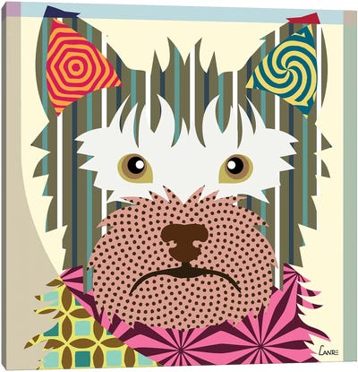 Australian Terrier Canvas Art Print - Lanre Studio