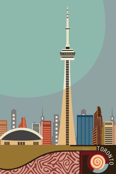 Ontario: Cn Tower Toronto by Lanre Studio