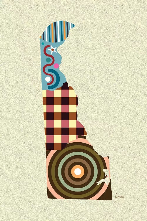 Dalaware State by Lanre Studio wall art