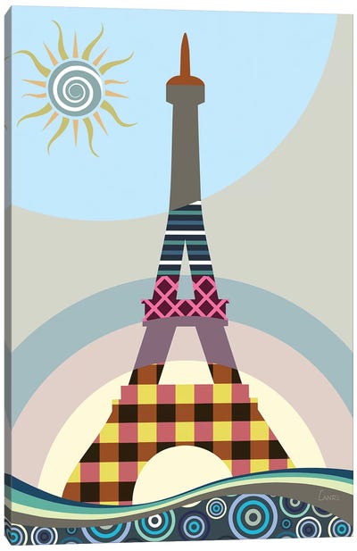 Eiffel Tower Canvas Art Print - Lanre Studio