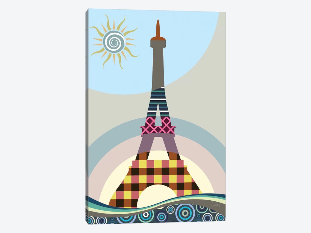 Eiffel Tower by Lanre Studio 1-piece Canvas Art
