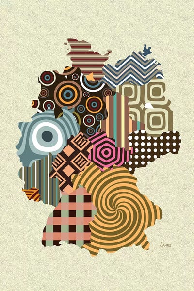 Germany by Lanre Studio canvas print