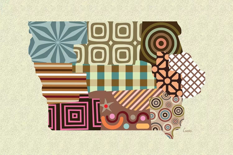 Iowa State by Lanre Studio wall art