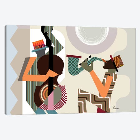 Jazz Quintet Canvas Print #LNR134} by Lanre Studio Canvas Art