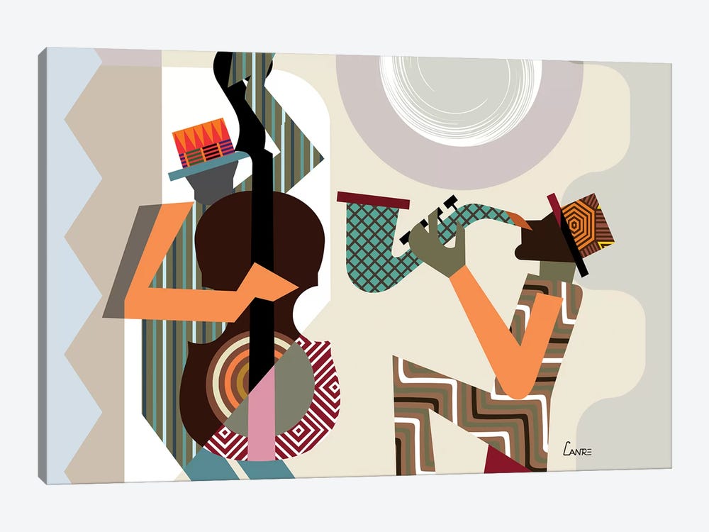 Jazz Quintet by Lanre Studio 1-piece Canvas Print