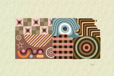 Kansas State by Lanre Studio art print