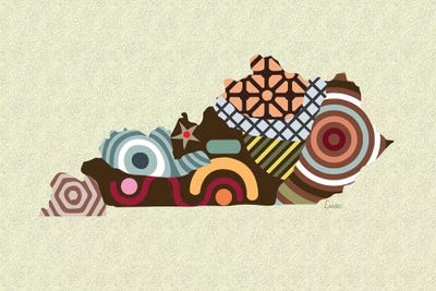 Kentucky State by Lanre Studio art print