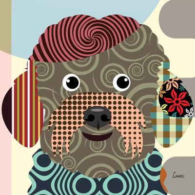 Bichon Frise by Lanre Studio canvas print