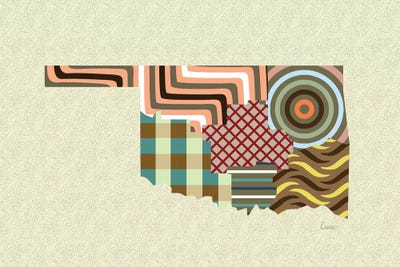 Oklahoma State by Lanre Studio canvas print