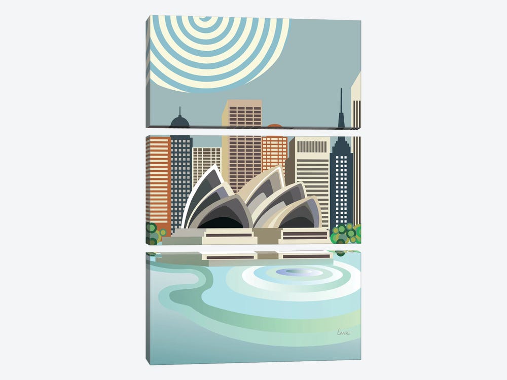 Sydney Opere House by Lanre Studio 3-piece Art Print