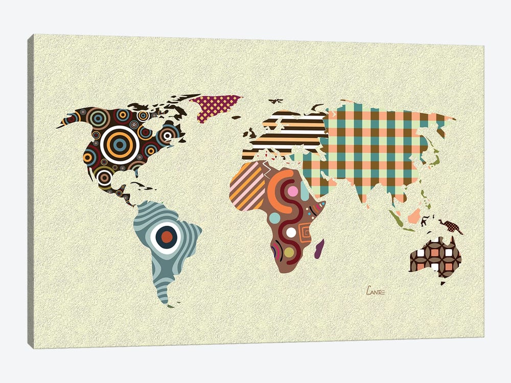 The World by Lanre Studio 1-piece Art Print