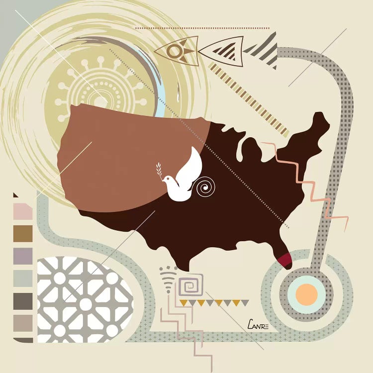 USA Soaring by Lanre Studio wall art