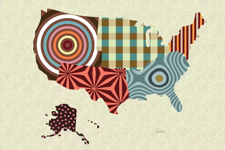USA by Lanre Studio wall art