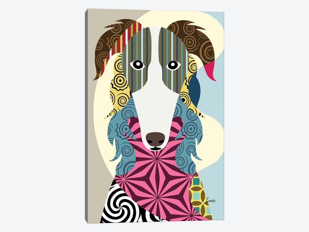 Borzoi Russian Wolfhound by Lanre Studio 1-piece Canvas Art Print