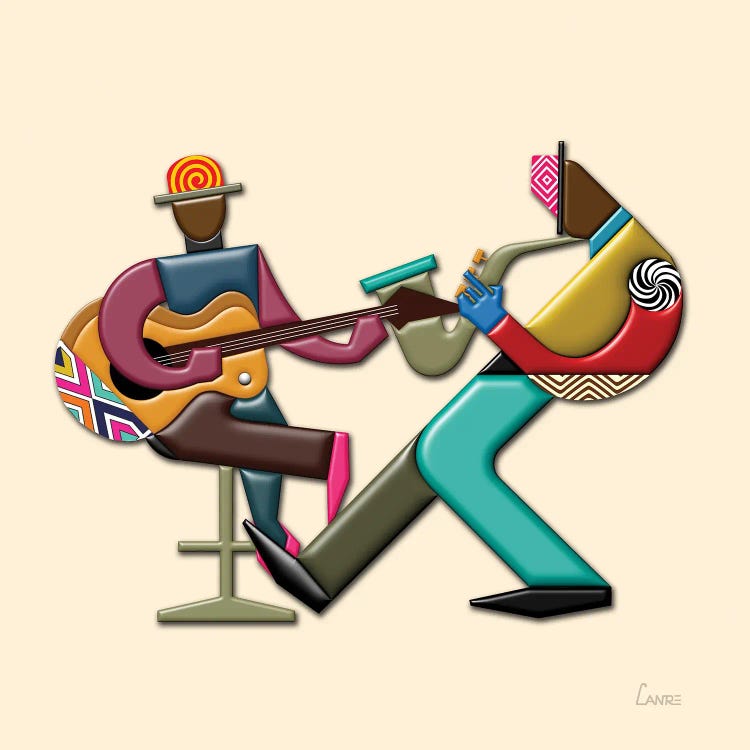 Jazz Quintet VI by Lanre Studio wall art