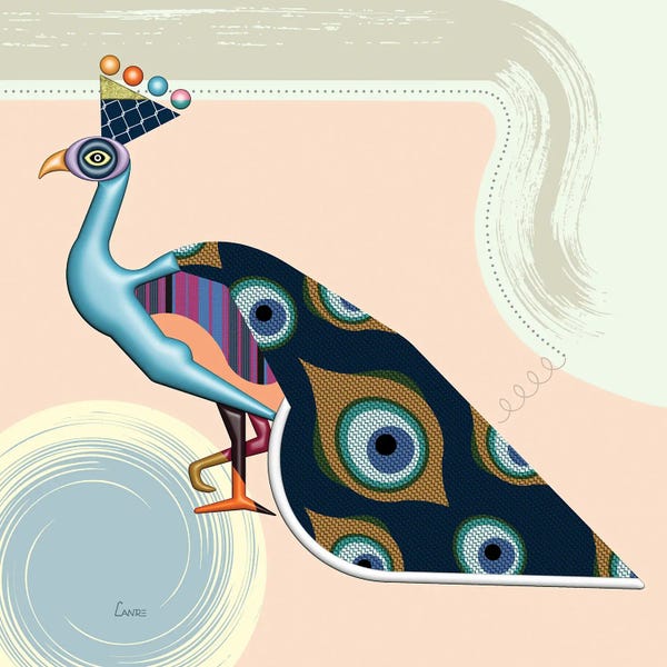 Peacocks: Proud Peacock by Lanre Studio