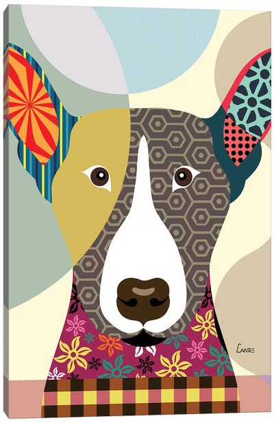 Bull Terrier Canvas Art Print