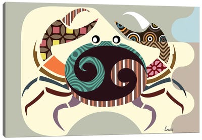 Cancer Zodiac Canvas Art Print - Crab Art